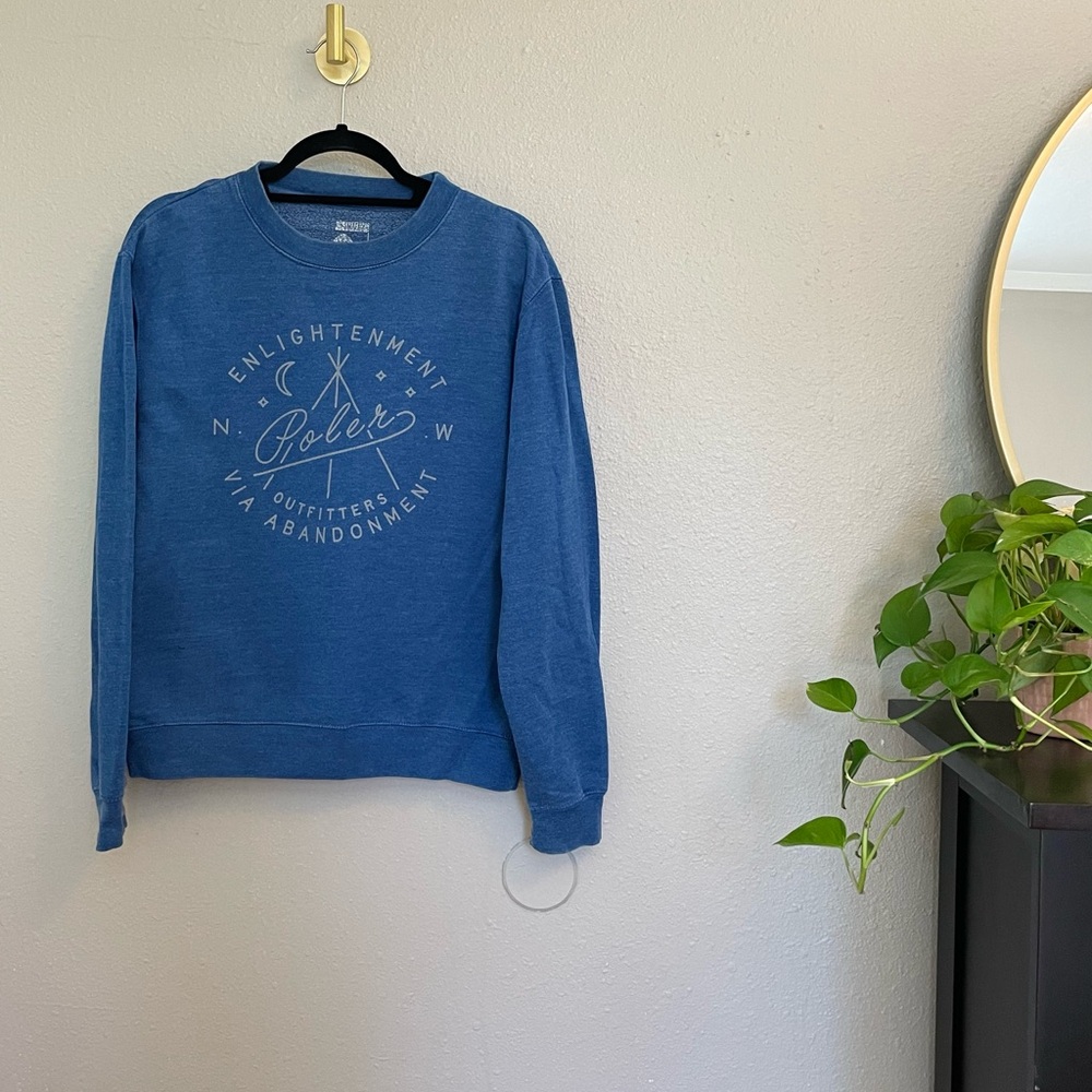 OG Poler Stuff Blue Crewneck Sweatshirt